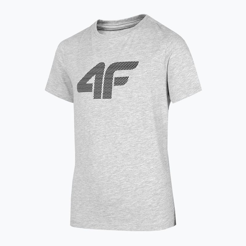 Kinder-T-Shirt 4F HJZ22-JTSM002 grau 3