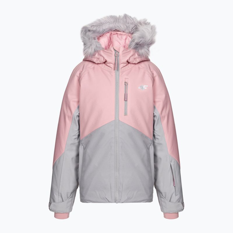 Kinder-Skijacke 4F rosa HJZ22-JKUDN003 3