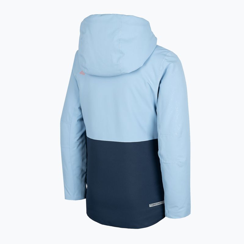 Kinder-Skijacke 4F blau HJZ22-JKUDN001 4