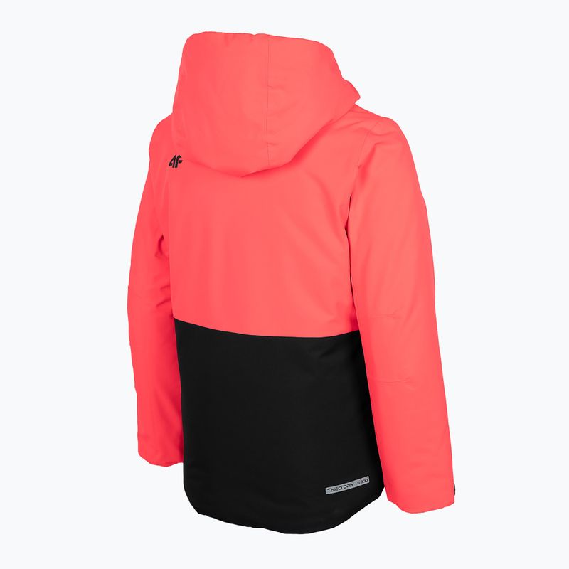 Kinder-Skijacke 4F rosa HJZ22-JKUDN001 4
