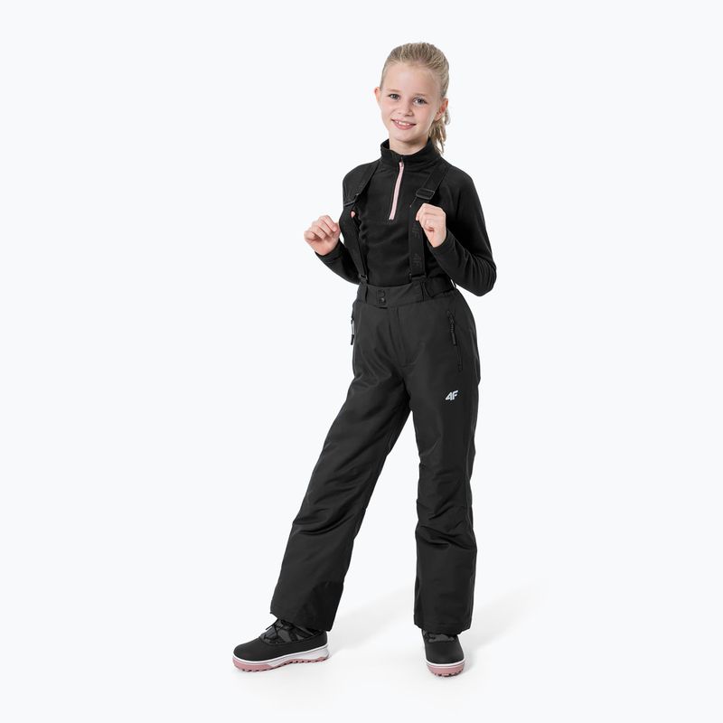 Kinder-Skihose 4F JSPDN001 schwarz HJZ22-JSPDN001 2