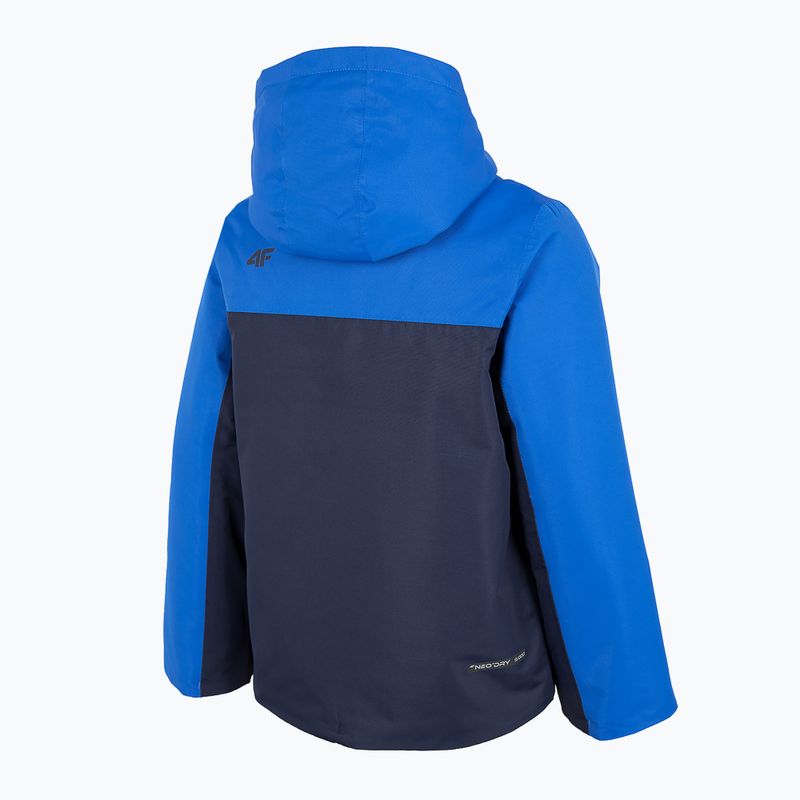 Kinder-Skijacke 4F blau JKUMN001 4