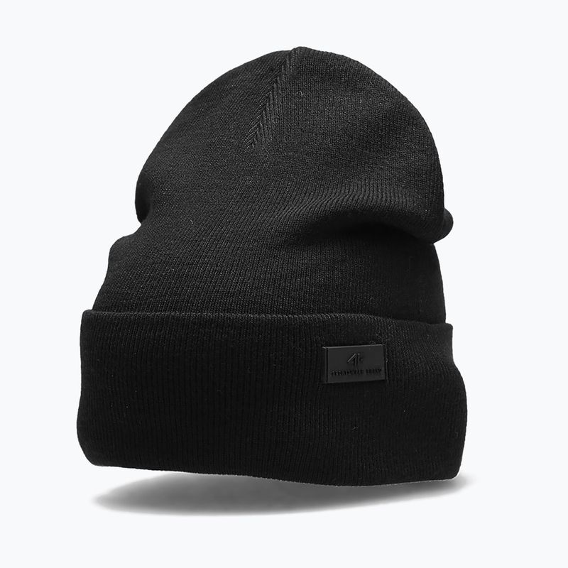 Herren Wintermütze 4F schwarz H4Z22-CAM004