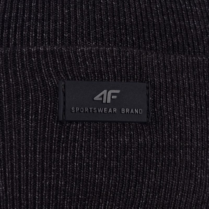 Herren Wintermütze 4F dunkelgrau H4Z22-CAM004 4