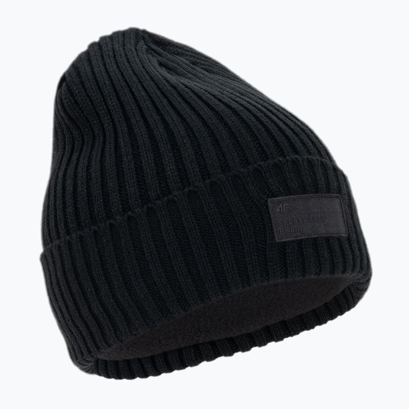 Herren Wintermütze 4F schwarz H4Z22-CAM013