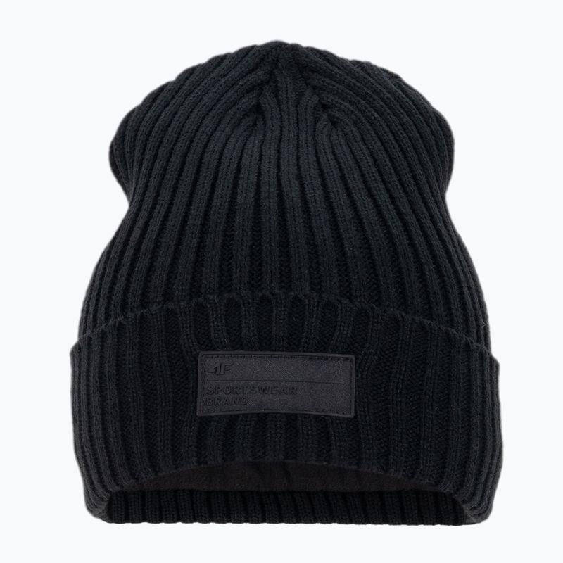 Herren Wintermütze 4F schwarz H4Z22-CAM013 2