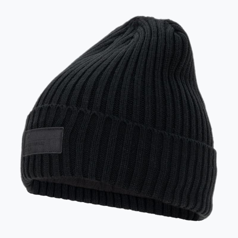Herren Wintermütze 4F schwarz H4Z22-CAM013 3