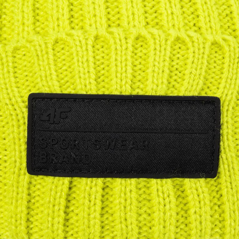 Herren Wintermütze 4F grün H4Z22-CAM013 4