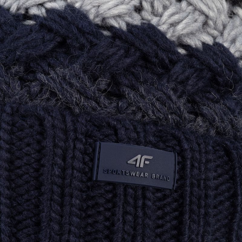 Herren Wintermütze 4F navy blau H4Z22-CAM014 4