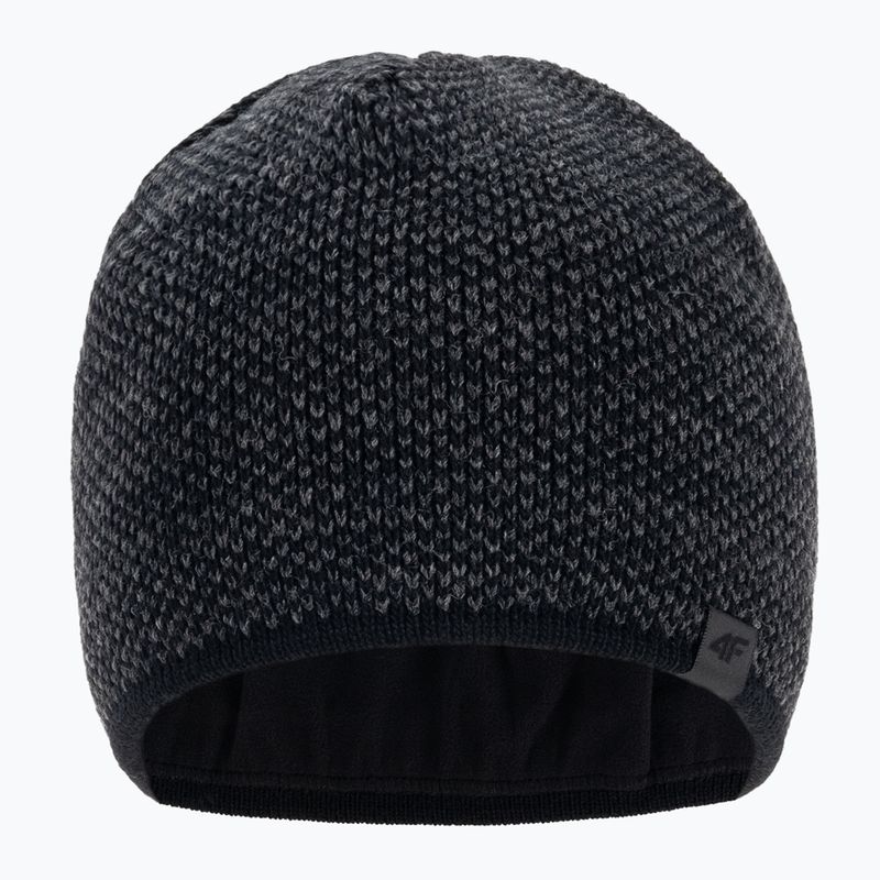 Herren Wintermütze 4F schwarz H4Z22-CAM015 2
