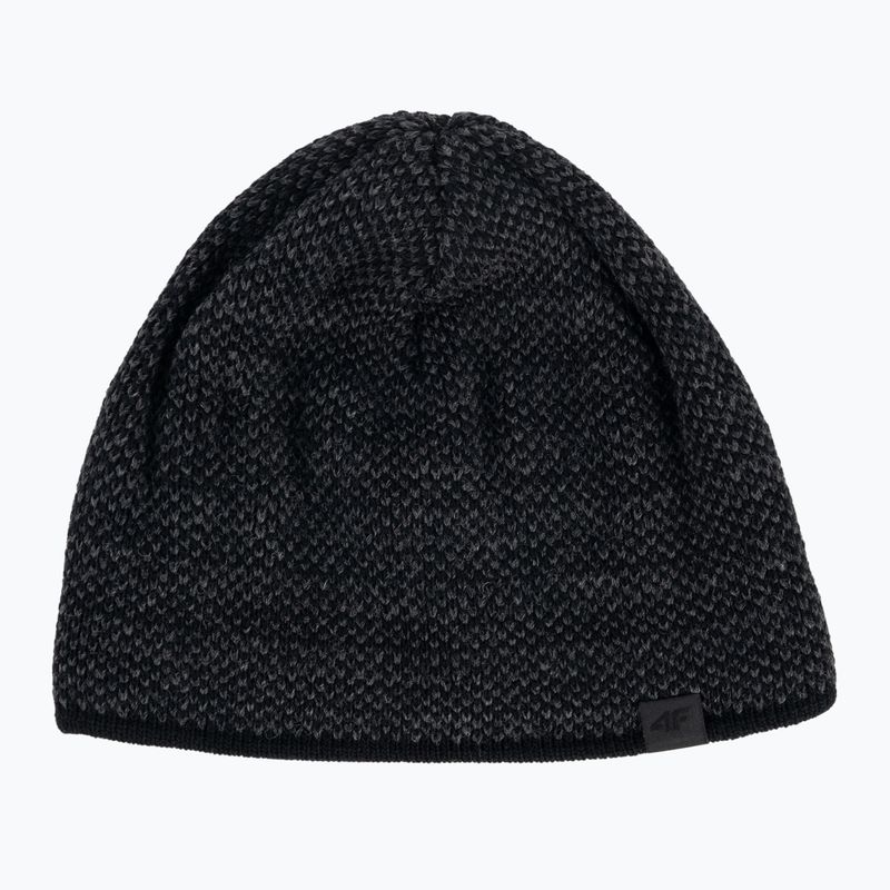 Herren Wintermütze 4F schwarz H4Z22-CAM015 5