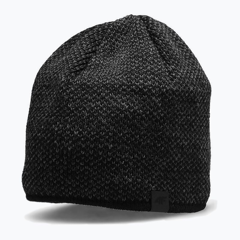Herren Wintermütze 4F schwarz H4Z22-CAM015 6