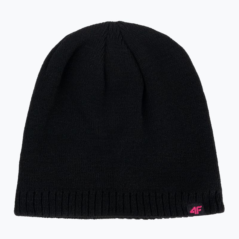 Damen Wintermütze 4F schwarz H4Z22-CAD001 5