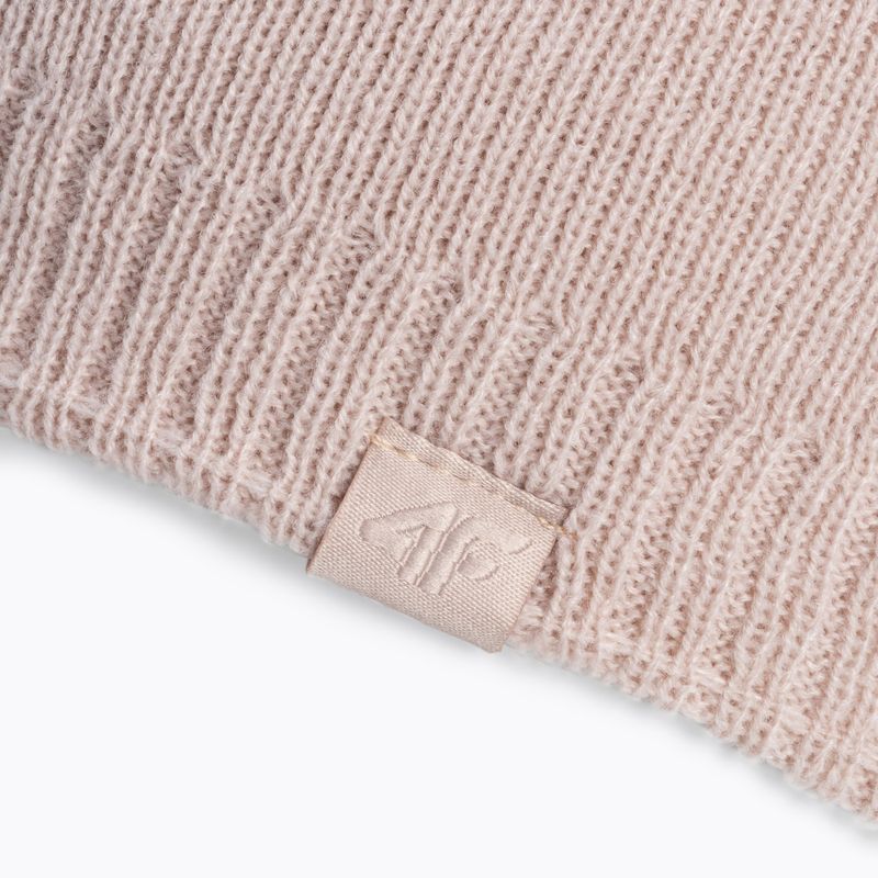 Damen Wintermütze 4F rosa H4Z22-CAD001 4