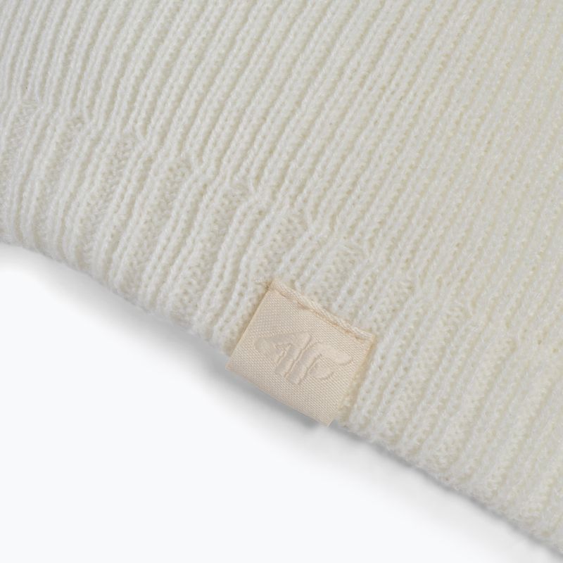 Damen Wintermütze 4F weiß H4Z22-CAD001 4