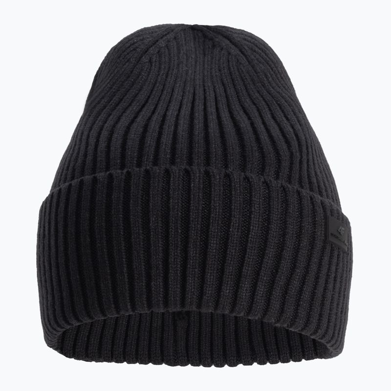 Damen Wintermütze 4F schwarz H4Z22-CAD004 2