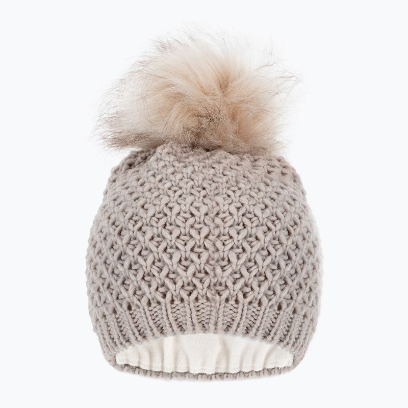 Damen Wintermütze 4F beige H4Z22-CAD014 2