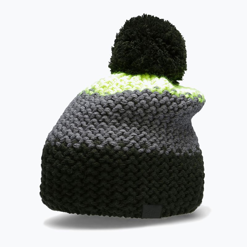 Wintermütze für Kinder 4F grün-grau HJZ22-JCAM006 6