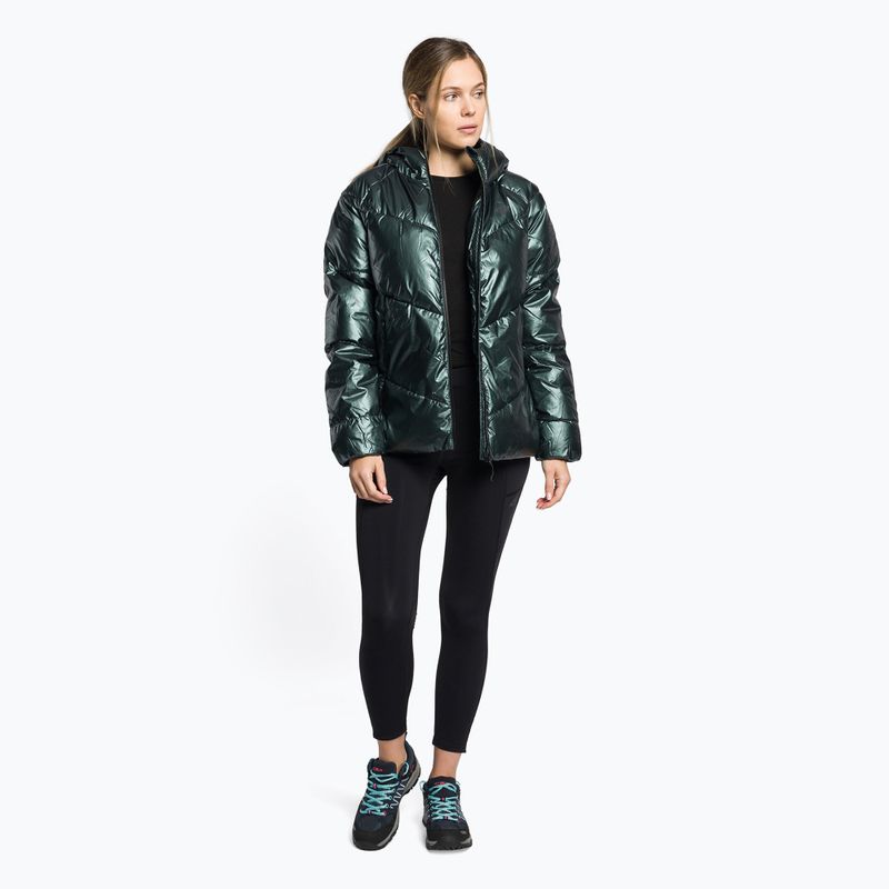 Damen Daunenjacke 4F grün H4Z22-KUDP010 2