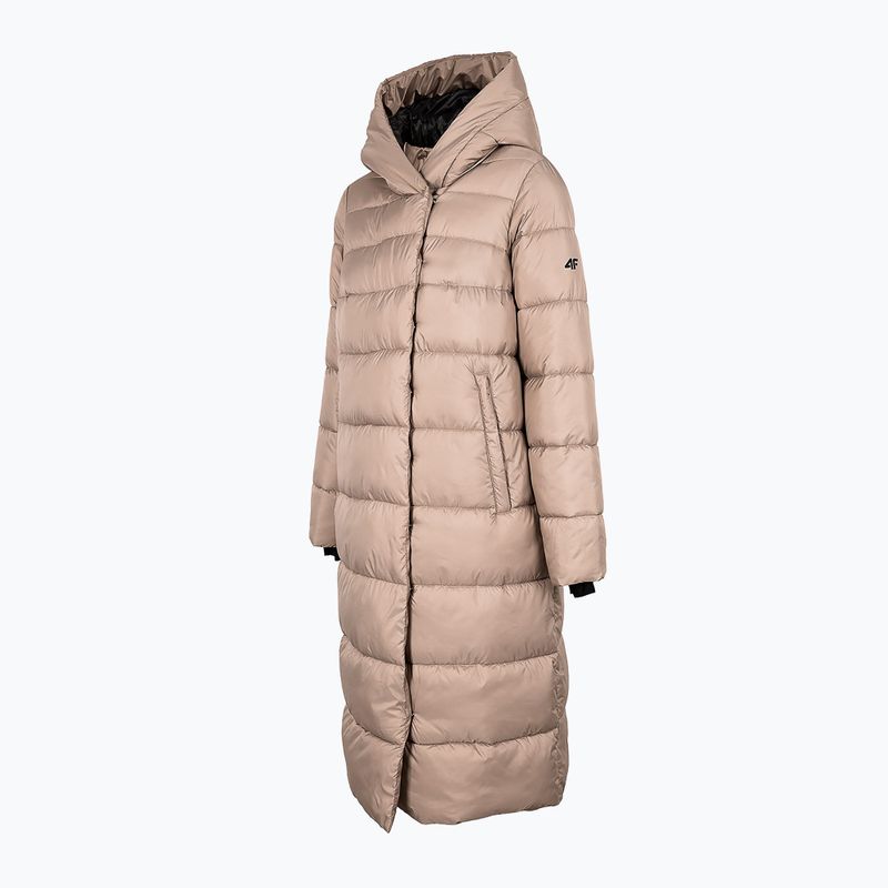 Damen Daunenjacke 4F beige H4Z22-KUDP018 11
