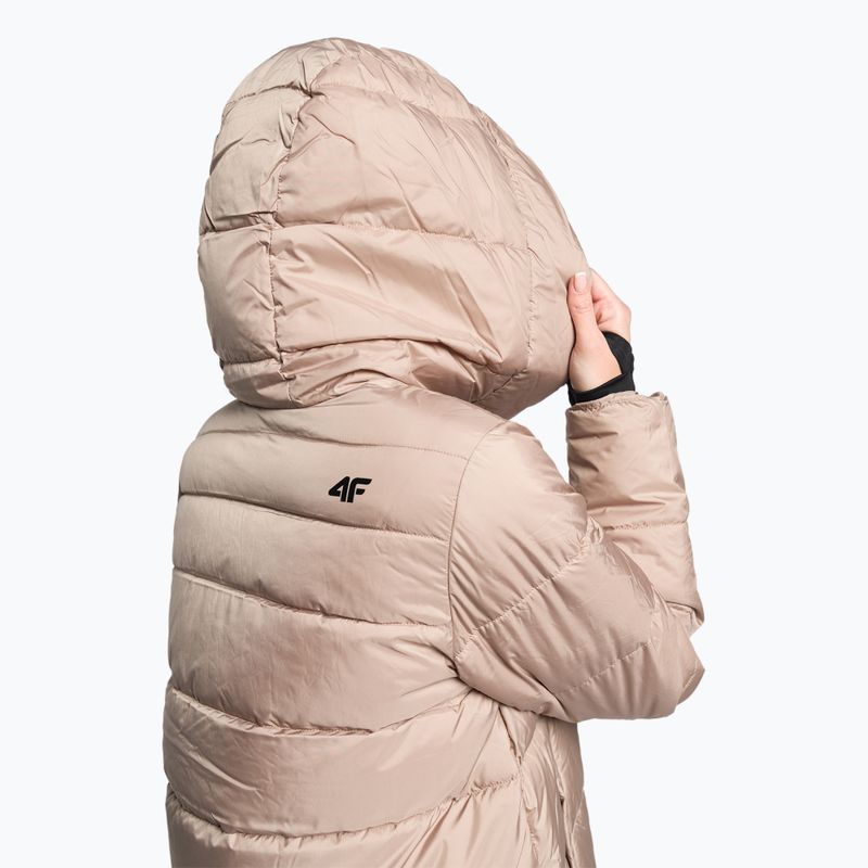 Damen Daunenjacke 4F beige H4Z22-KUDP018 10