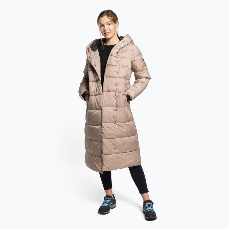 Damen Daunenjacke 4F beige H4Z22-KUDP018 2
