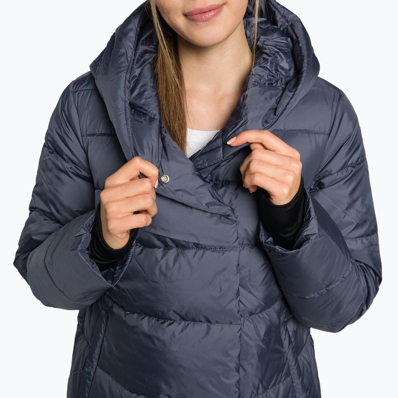 Damen Daunenjacke 4F grau H4Z22-KUDP018 6