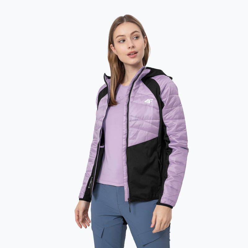 Damen 4F Hybridjacke lila H4Z22-KUDH060
