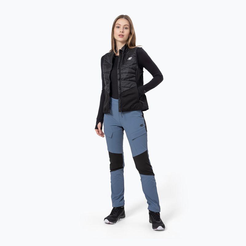 Damen-Trekkingweste 4F BZD060 20S schwarz H4Z22-BZD060 2