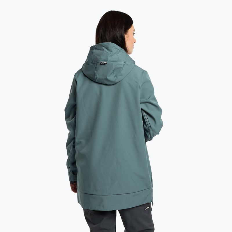 Damen Snowboardjacke 4F SFD001F Softshell blau H4Z22-SFD001F 3