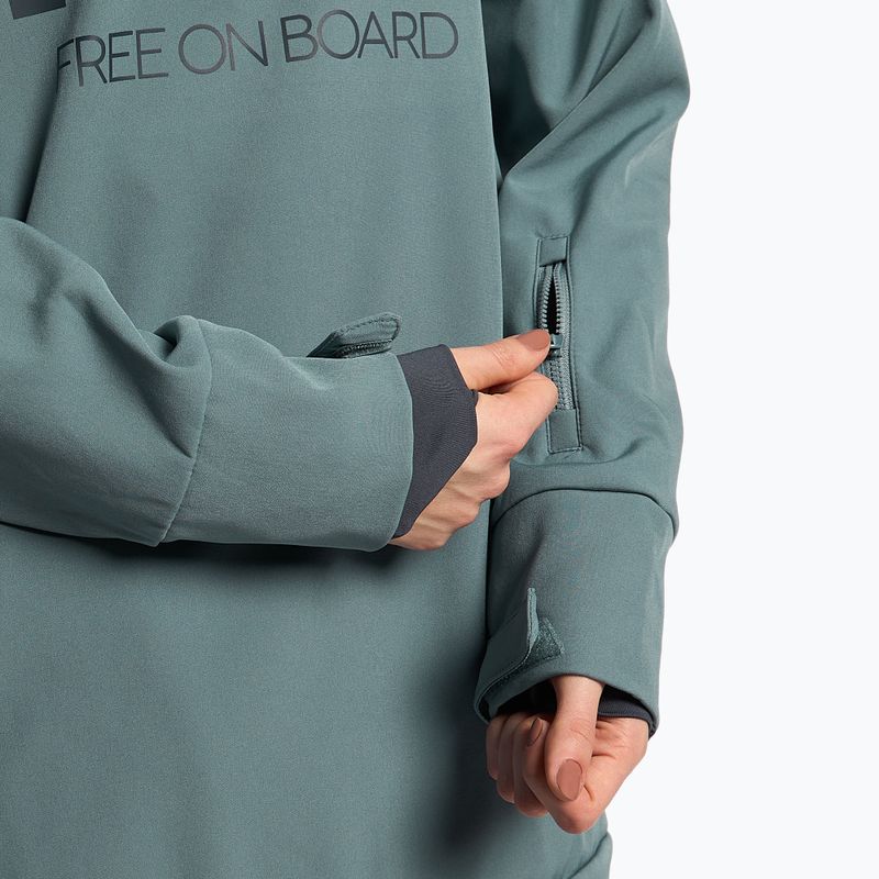 Damen Snowboardjacke 4F SFD001F Softshell blau H4Z22-SFD001F 6