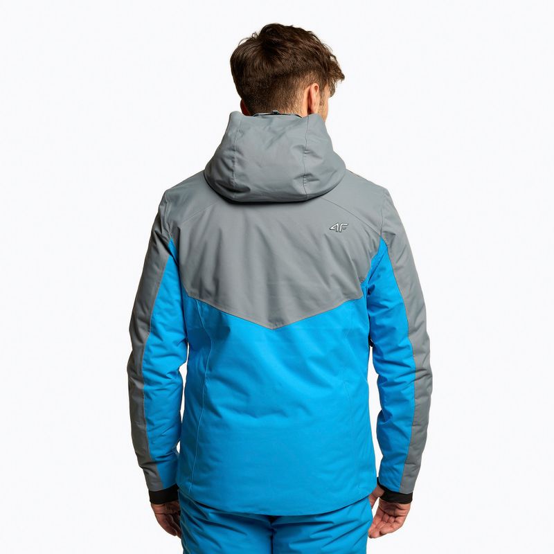 Herren 4F Skijacke blau-grau H4Z22-KUMN011 3