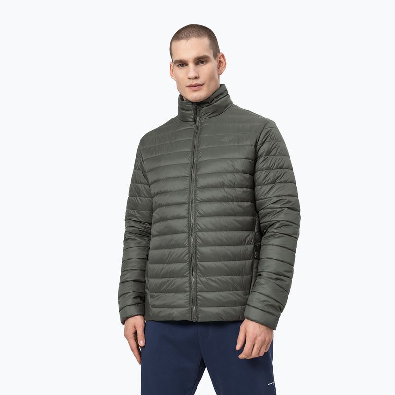 Herren 4F Daunenjacke grün H4Z22-KUMP003