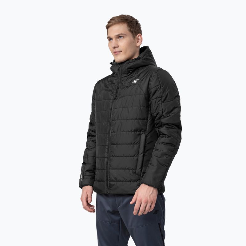 Herren 4F Daunenjacke schwarz H4Z22-KUMP006