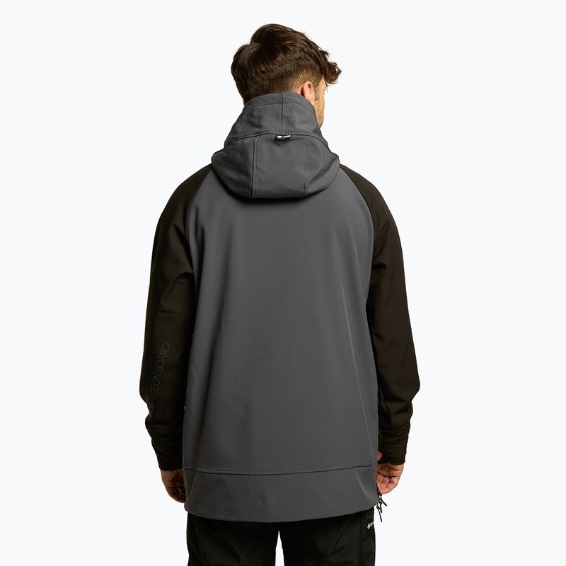 Herren 4F Snowboardjacke graphit H4Z22-SFM001F 3