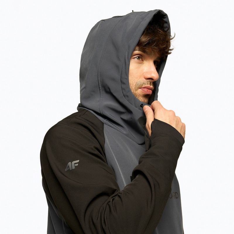 Herren 4F Snowboardjacke graphit H4Z22-SFM001F 4