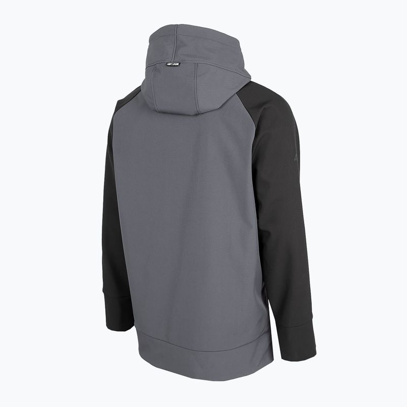 Herren 4F Snowboardjacke graphit H4Z22-SFM001F 8
