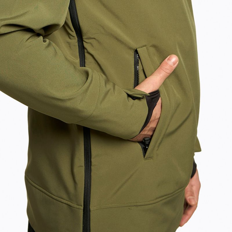 Herren 4F khakifarbene Snowboardjacke H4Z22-SFM001F 5