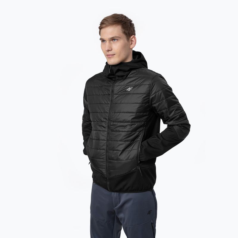 Herren 4F Hybrid Jacke schwarz H4Z22-KUMH060