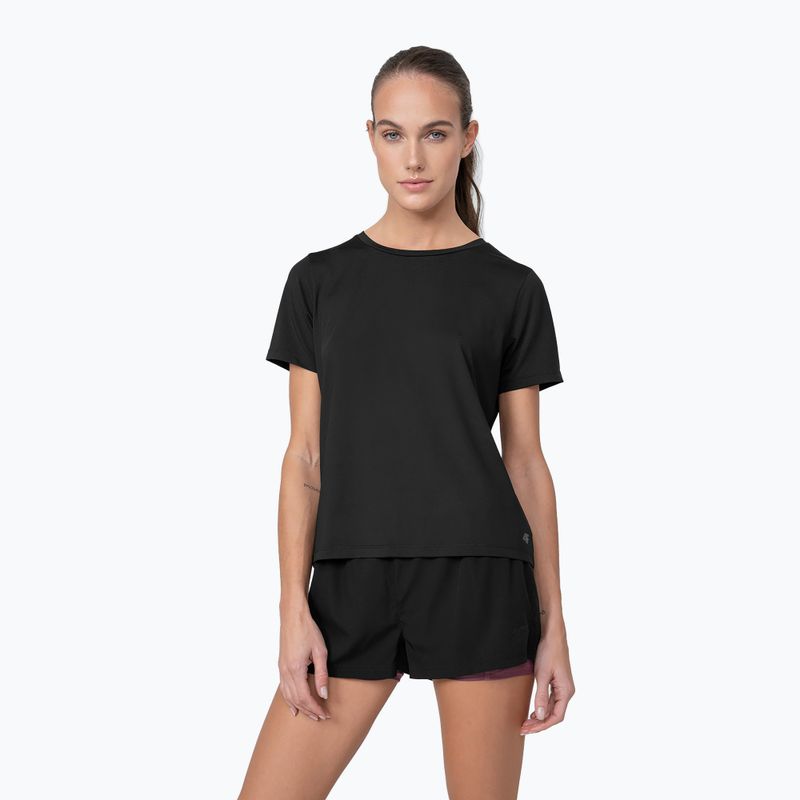 Damen Trainings-T-Shirt 4F H4Z22-TSDF010 schwarz