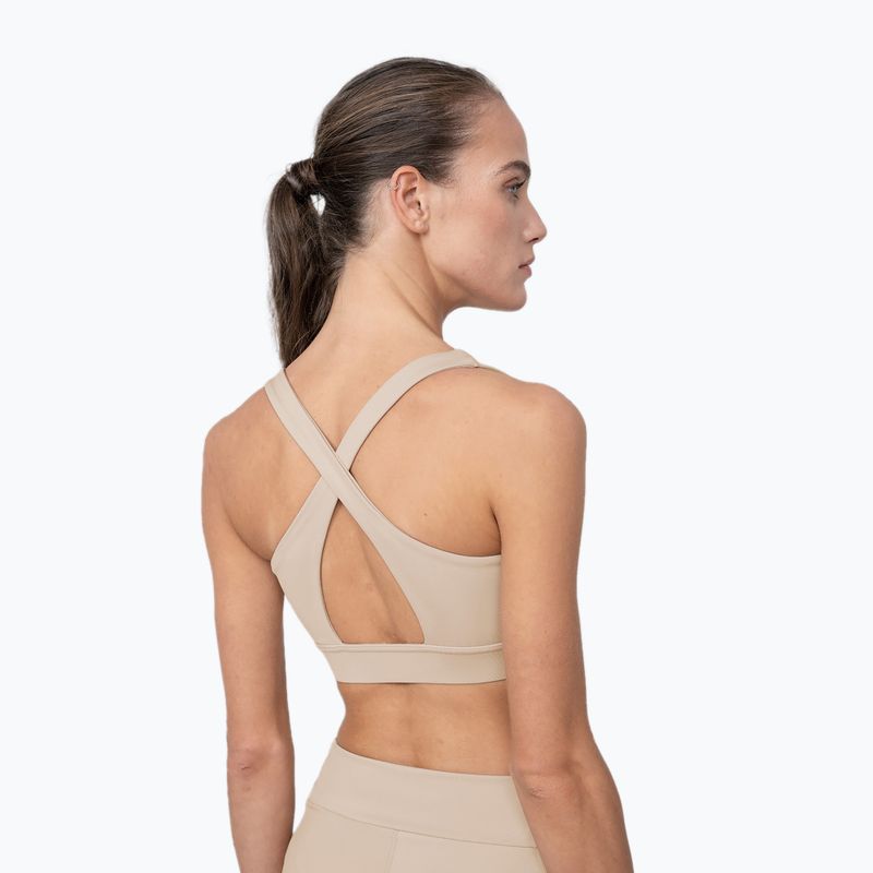 Damen Yoga-Top 4F H4Z22-STAD016 beige 2