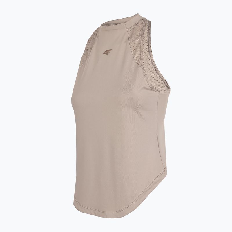 Damen Trainings-Tank-Top 4F H4Z22-TSDF016 beige 4