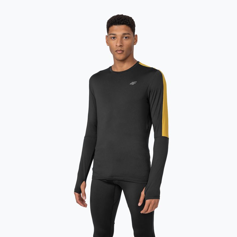 Herren 4F Training Longsleeve H4Z22-TSMLF010 schwarz