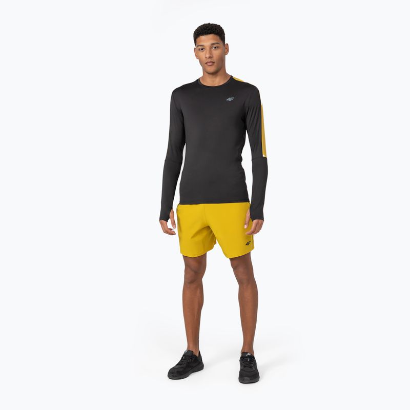 Herren 4F Training Longsleeve H4Z22-TSMLF010 schwarz 2
