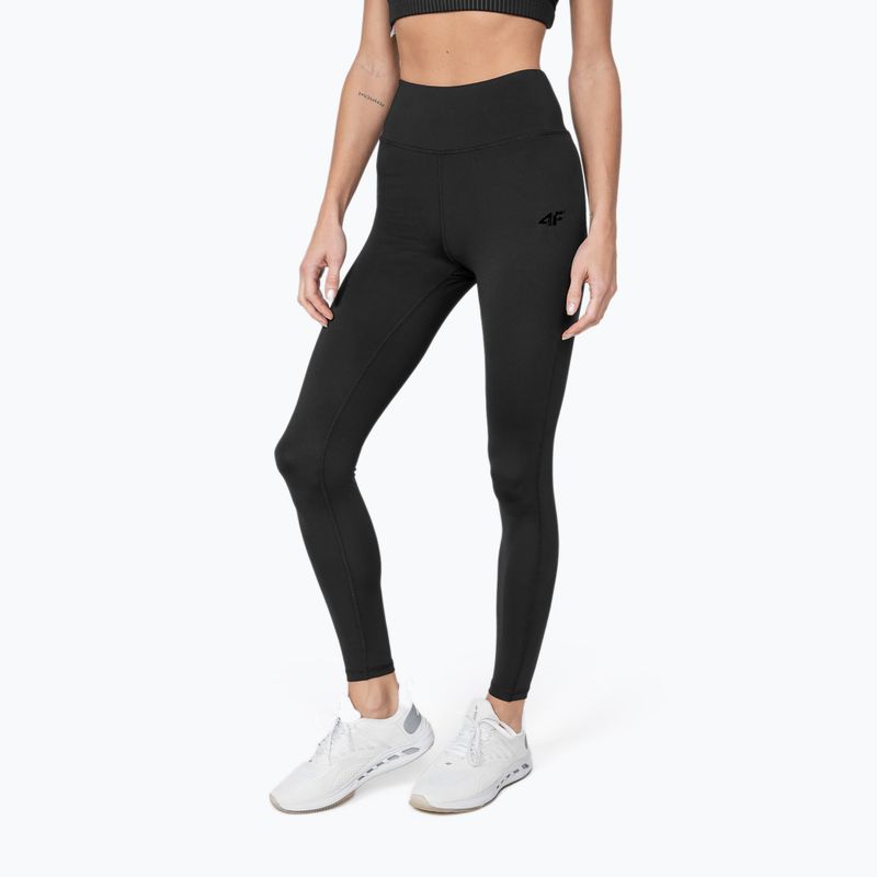 Damen-Leggings 4F H4Z22-SPDF011 schwarz