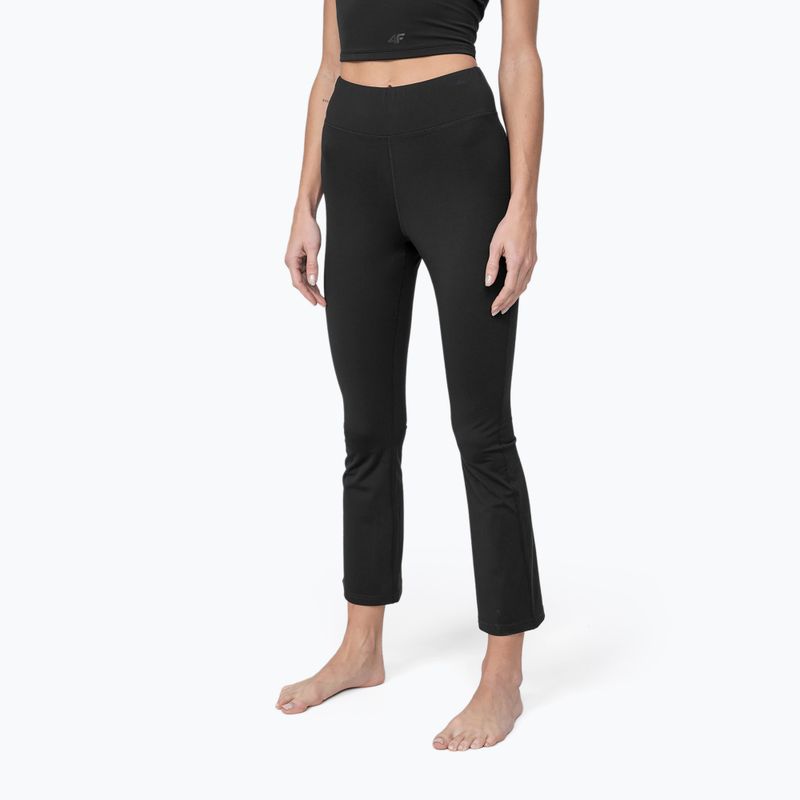 Damen Yoga-Hose 4F H4Z22-SPDF017 schwarz