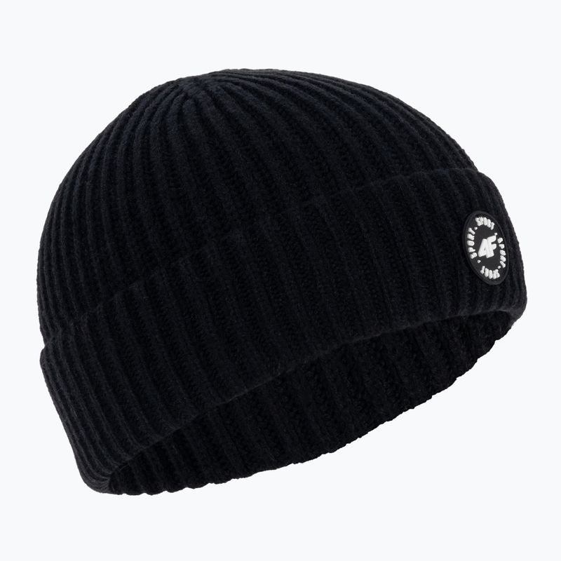 Wintermütze für Kinder 4F schwarz HJZ22-JCAM003