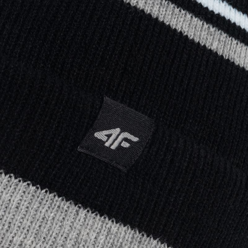 Wintermütze für Kinder 4F schwarz HJZ22-JCAM005 4