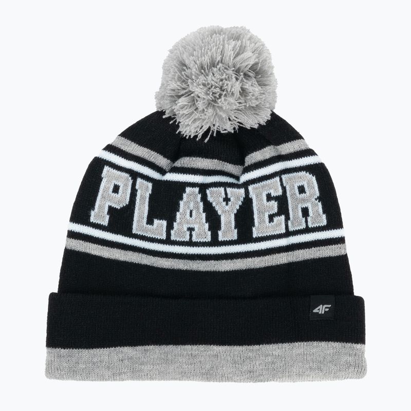 Wintermütze für Kinder 4F schwarz HJZ22-JCAM005 5