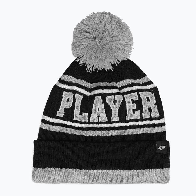 Wintermütze für Kinder 4F schwarz HJZ22-JCAM005 7